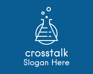 Chemical Engineer - Chemical Flask Laboratory logo design