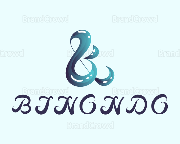 Stylish Ampersand Bubble Logo