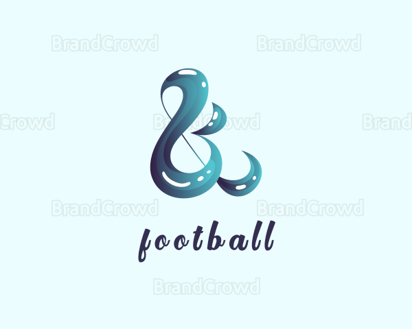 Stylish Ampersand Bubble Logo