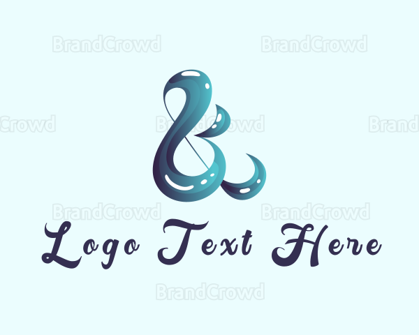 Stylish Ampersand Bubble Logo