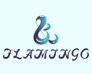 Stylish Ampersand Bubble Logo