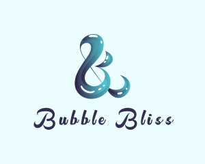 Bubble - Stylish Ampersand Bubble logo design