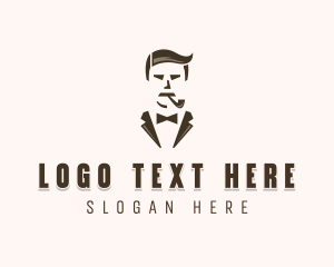 Mustache - Gentleman Grooming Stylist logo design