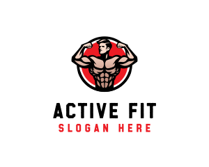 Fit - Bodybuilding Fitness Gym logo design