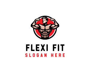 Bodybuilding Fitness Gym logo design