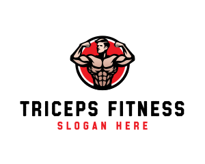 Bodybuilding Fitness Gym logo design