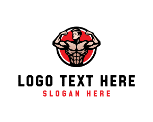 Bodybuilding Fitness Gym Logo