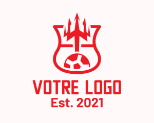 Athletics - Trident Soccer Shield logo design