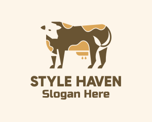 Farming - Dairy Cattle Farm logo design