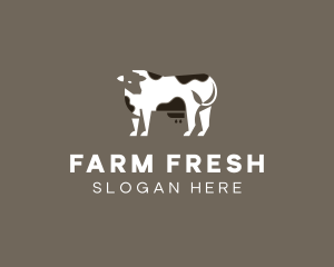 Dairy Cow Farm logo design