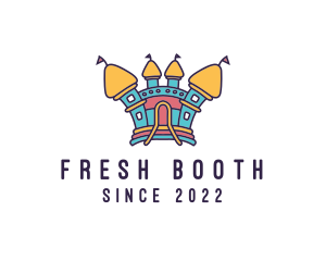 Booth - Inflatable Preschool Castle logo design