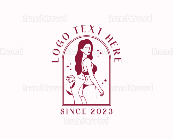 Woman Beauty Lingerie Logo