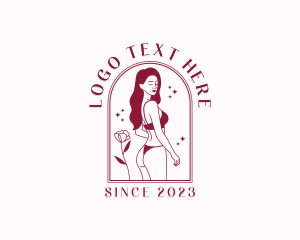 Lady - Woman Beauty Lingerie logo design