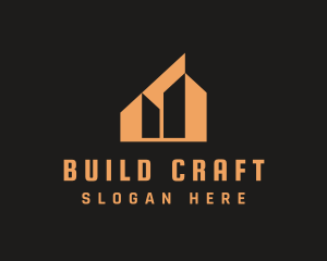 Orange Urban Building  logo design