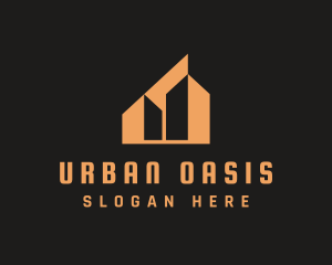 Urban - Orange Urban Building logo design