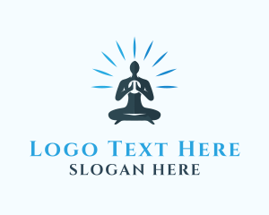 Guru - Yoga Meditate Pray logo design