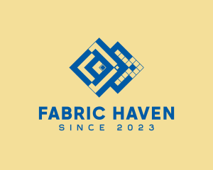 Textile - Geometric Textile Flooring logo design