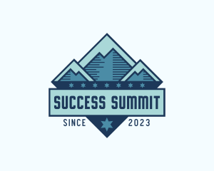 Mountain Peak Adventure logo design