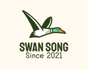 Wild Flying Duck logo design