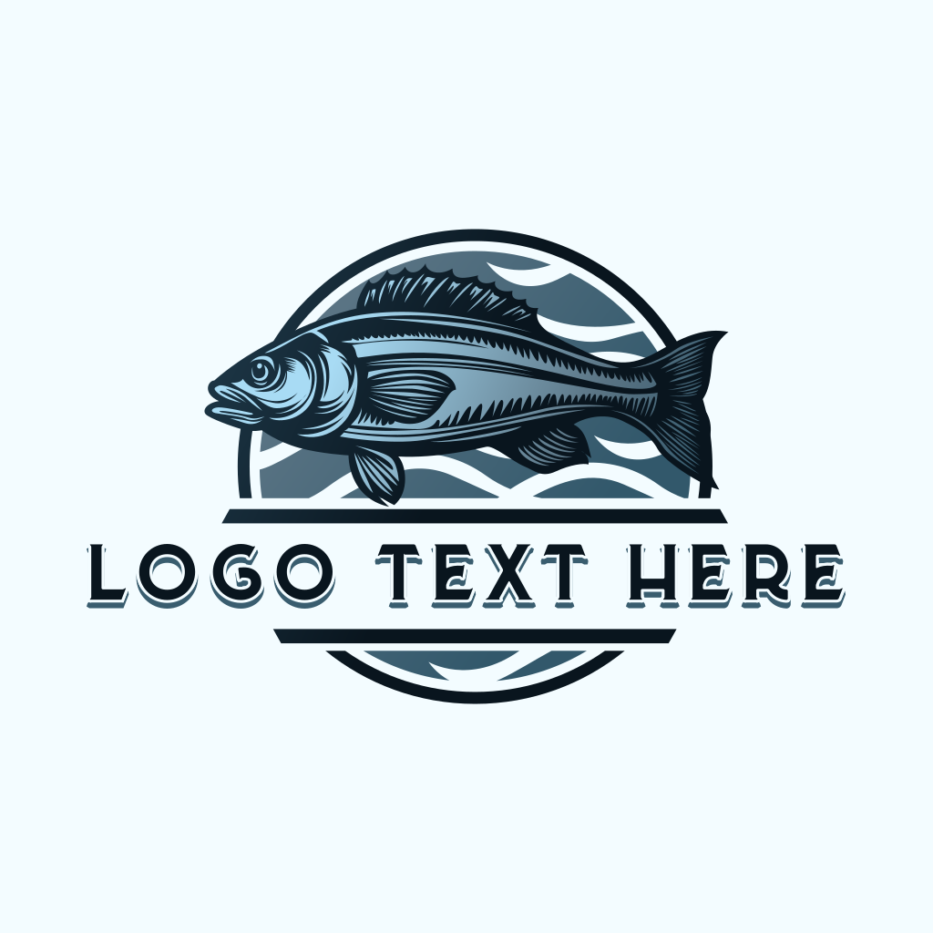 Ocean Fish Seafood Logo | BrandCrowd Logo Maker | BrandCrowd