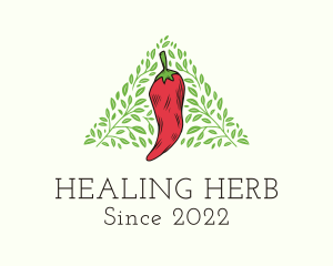 Organic Spicy Herb logo design