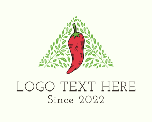 Flavor - Organic Spicy Herb logo design