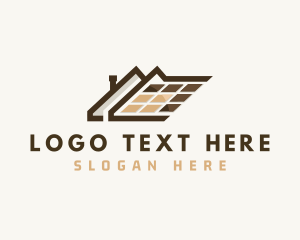 Home Depot - Flooring Tile Renovation logo design