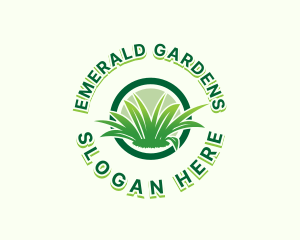 Grass Leaf Landscaping logo design