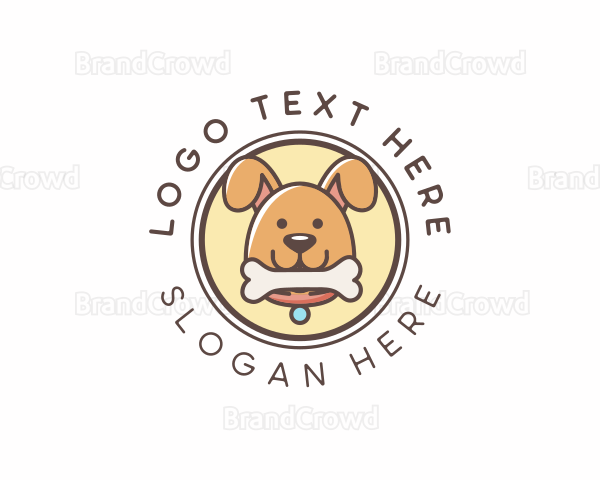 Pet Dog Bone Logo