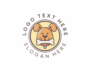 Groomer - Pet Dog Bone logo design