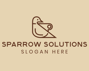 Sparrow Bird Coffee Cafe  logo design