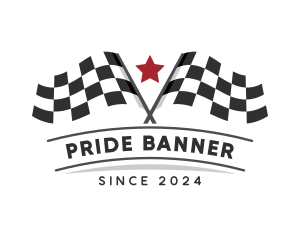 Racing Flag Automotive logo design