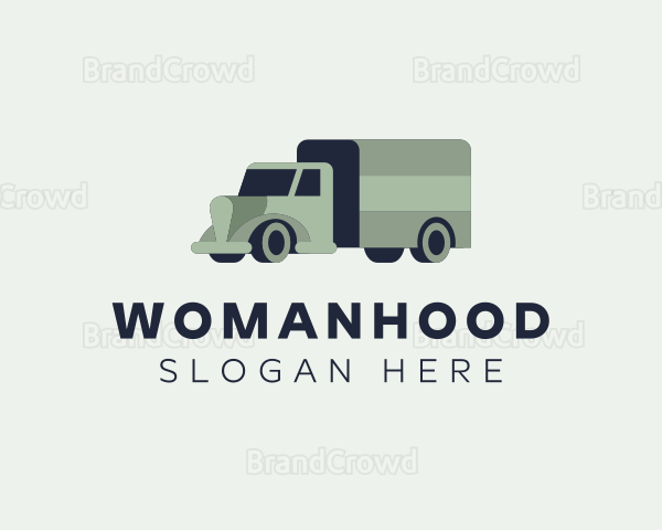 Cargo Forwarding Truck Logo