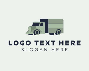 Automobile - Cargo Forwarding Truck logo design