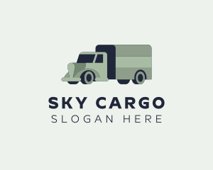 Cargo Forwarding Truck logo design