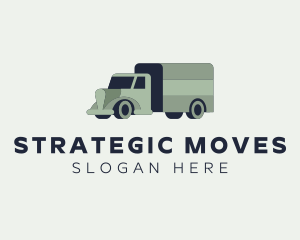 Cargo Forwarding Truck logo design