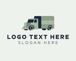 Cargo Forwarding Truck Logo