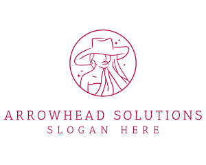 Fashion Hat Beauty  logo design