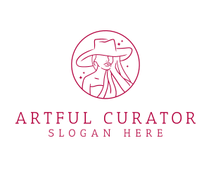 Fashion Hat Beauty  logo design