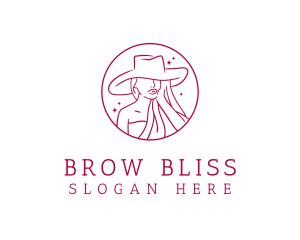 Fashion Hat Beauty  logo design