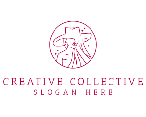 Fashion Hat Beauty  logo design