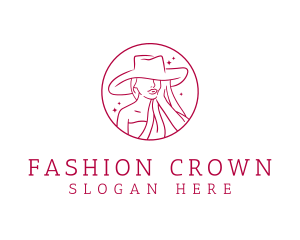 Fashion Hat Beauty  logo design