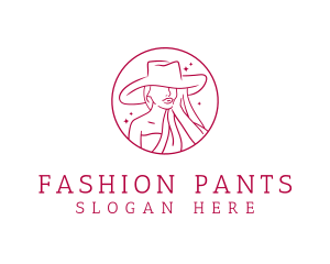 Fashion Hat Beauty  logo design