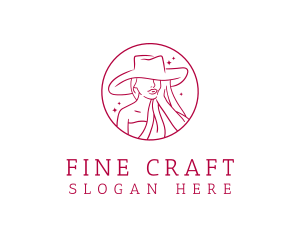 Fashion Hat Beauty  logo design