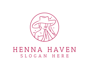 Fashion Hat Beauty  logo design