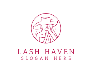 Fashion Hat Beauty  logo design