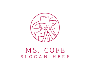 Fashion Hat Beauty  logo design