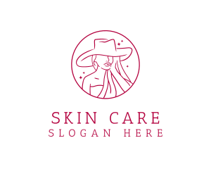 Dermatologist - Fashion Hat Beauty logo design