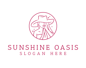 Fashion Hat Beauty  logo design