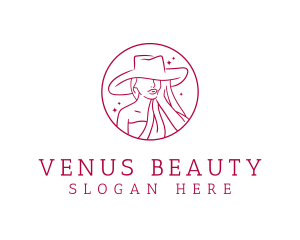 Fashion Hat Beauty  logo design